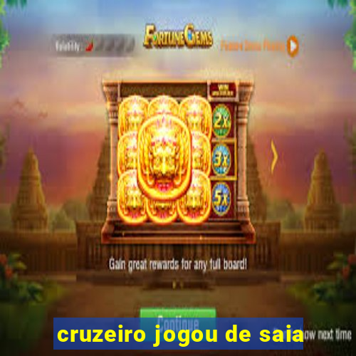 cruzeiro jogou de saia